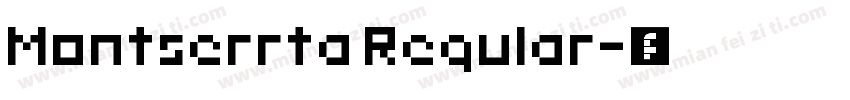 Montserrta Regular字体转换